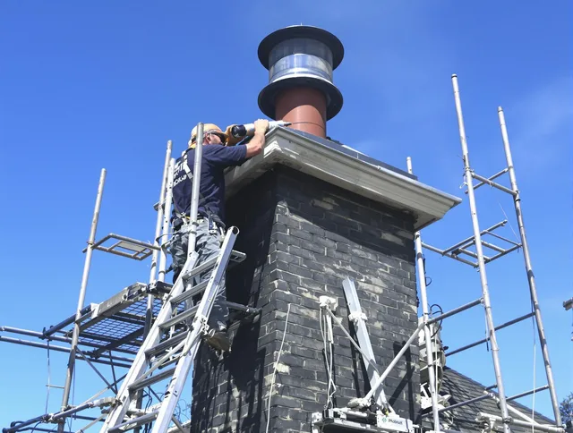Sturdy chimney crown finished by Pataskala Chimney Sweep in Pataskala, OH