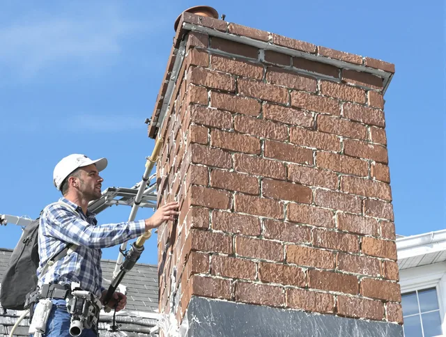 Brickwork for a chimney rebuild by Pataskala Chimney Sweep in Pataskala, OH