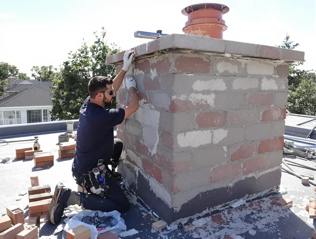 Advanced chimney repair process by Pataskala Chimney Sweep in Pataskala, OH