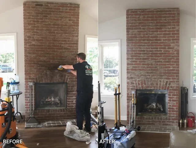 Finished chimney sweeping service by Pataskala Chimney Sweep in Pataskala, OH