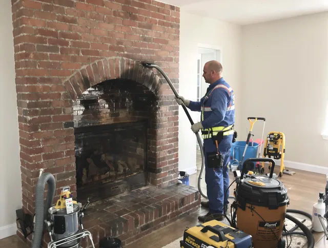 Pataskala Chimney Sweep expert performing detailed chimney sweep in Pataskala, OH